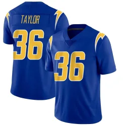 Men's Ja'Sir Taylor Los Angeles Chargers No.36 Limited 2nd Alternate Vapor Jersey - Royal