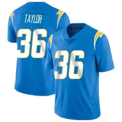 Men's Ja'Sir Taylor Los Angeles Chargers No.36 Limited Powder Vapor Untouchable Alternate Jersey - Blue