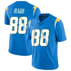 Men's Jalen Reagor Los Angeles Chargers No.88 Limited Powder Vapor Untouchable Alternate Jersey - Blue