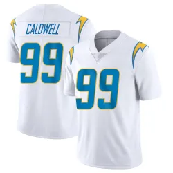 Men's Jamaree Caldwell Los Angeles Chargers No.99 Limited Vapor Untouchable Jersey - White