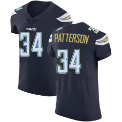 Men's Jaret Patterson Los Angeles Chargers No.34 Elite Team Color Vapor Untouchable Jersey - Navy Blue