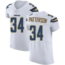 Men's Jaret Patterson Los Angeles Chargers No.34 Elite Vapor Untouchable Jersey - White