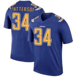 Men's Jaret Patterson Los Angeles Chargers No.34 Legend Color Rush Jersey - Royal