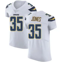 Men's Jaylen Jones Los Angeles Chargers No.35 Elite Vapor Untouchable Jersey - White