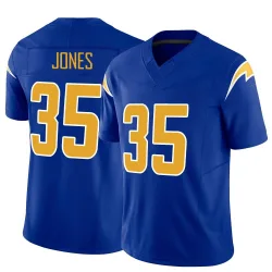 Men's Jaylen Jones Los Angeles Chargers No.35 Limited Vapor F.U.S.E. Jersey - Royal