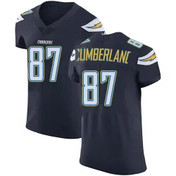 Men's Jeff Cumberland Los Angeles Chargers No.87 Elite Team Color Vapor Untouchable Jersey - Navy Blue