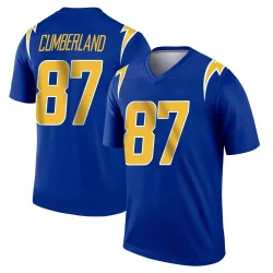 Men's Jeff Cumberland Los Angeles Chargers No.87 Legend 2nd Alternate Jersey - Royal