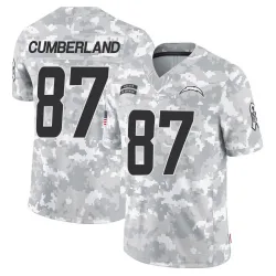 Men's Jeff Cumberland Los Angeles Chargers No.87 Limited 2024 Salute to Service Jersey - Arctic Camo