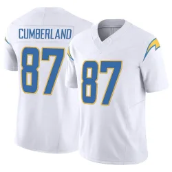 Men's Jeff Cumberland Los Angeles Chargers No.87 Limited Vapor F.U.S.E. Jersey - White