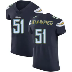 Men's Jeremiah Jean-Baptiste Los Angeles Chargers No.51 Elite Team Color Vapor Untouchable Jersey - Navy Blue