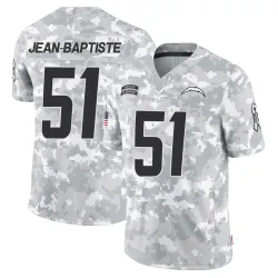 Men's Jeremiah Jean-Baptiste Los Angeles Chargers No.51 Limited 2024 Salute to Service Jersey - Arctic Camo