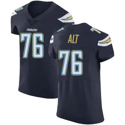 Men's Joe Alt Los Angeles Chargers No.76 Elite Team Color Vapor Untouchable Jersey - Navy Blue