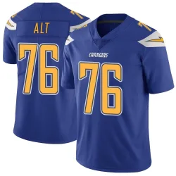 Men's Joe Alt Los Angeles Chargers No.76 Limited Color Rush Vapor Untouchable Jersey - Royal