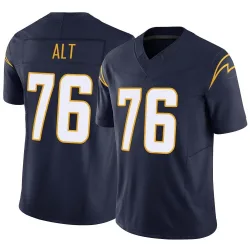 Men's Joe Alt Los Angeles Chargers No.76 Limited Vapor F.U.S.E. Jersey - Navy