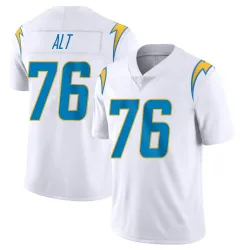 Men's Joe Alt Los Angeles Chargers No.76 Limited Vapor Untouchable Jersey - White