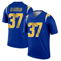 Men's Jordan Oladokun Los Angeles Chargers No.37 Legend 2nd Alternate Jersey - Royal