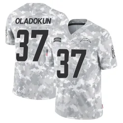 Men's Jordan Oladokun Los Angeles Chargers No.37 Limited 2024 Salute to Service Jersey - Arctic Camo