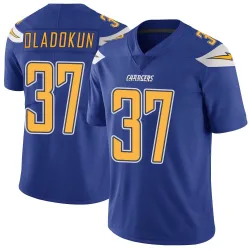 Men's Jordan Oladokun Los Angeles Chargers No.37 Limited Color Rush Vapor Untouchable Jersey - Royal