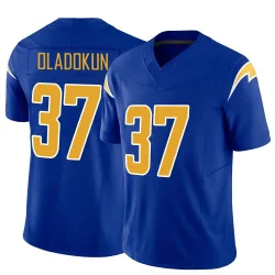 Men's Jordan Oladokun Los Angeles Chargers No.37 Limited Vapor F.U.S.E. Jersey - Royal