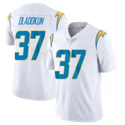 Men's Jordan Oladokun Los Angeles Chargers No.37 Limited Vapor Untouchable Jersey - White