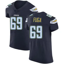 Men's Josh Fuga Los Angeles Chargers No.69 Elite Team Color Vapor Untouchable Jersey - Navy Blue