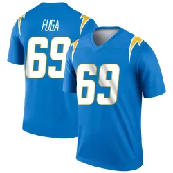 Men's Josh Fuga Los Angeles Chargers No.69 Legend Powder Jersey - Blue
