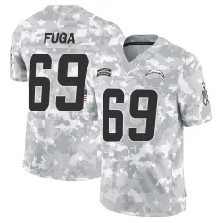 Men's Josh Fuga Los Angeles Chargers No.69 Limited 2024 Salute to Service Jersey - Arctic Camo