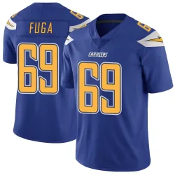 Men's Josh Fuga Los Angeles Chargers No.69 Limited Color Rush Vapor Untouchable Jersey - Royal