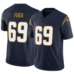 Men's Josh Fuga Los Angeles Chargers No.69 Limited Vapor F.U.S.E. Jersey - Navy