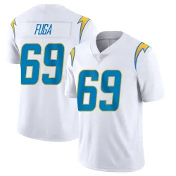 Men's Josh Fuga Los Angeles Chargers No.69 Limited Vapor Untouchable Jersey - White