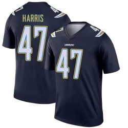 Men's Josh Harris Los Angeles Chargers No.47 Legend Jersey - Navy
