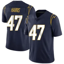 Men's Josh Harris Los Angeles Chargers No.47 Limited Team Color Vapor Untouchable Jersey - Navy