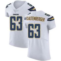 Men's Josh Kaltenberger Los Angeles Chargers No.63 Elite Vapor Untouchable Jersey - White