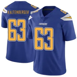 Men's Josh Kaltenberger Los Angeles Chargers No.63 Limited Color Rush Vapor Untouchable Jersey - Royal