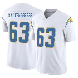 Men's Josh Kaltenberger Los Angeles Chargers No.63 Limited Vapor F.U.S.E. Jersey - White