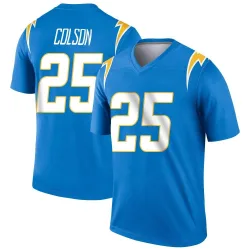 Men's Junior Colson Los Angeles Chargers No.25 Legend Powder Jersey - Blue