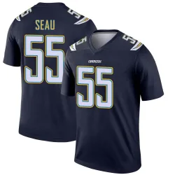 Men's Junior Seau Los Angeles Chargers No.55 Legend Jersey - Navy