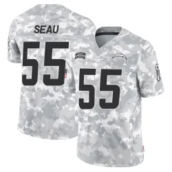 Men's Junior Seau Los Angeles Chargers No.55 Limited 2024 Salute to Service Jersey - Arctic Camo