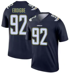 Men's Justin Eboigbe Los Angeles Chargers No.92 Legend Jersey - Navy