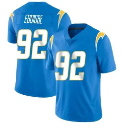 Men's Justin Eboigbe Los Angeles Chargers No.92 Limited Powder Vapor Untouchable Alternate Jersey - Blue