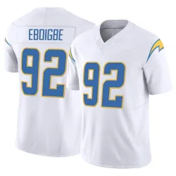 Men's Justin Eboigbe Los Angeles Chargers No.92 Limited Vapor F.U.S.E. Jersey - White