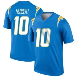 Men's Justin Herbert Los Angeles Chargers No.10 Legend Powder Jersey - Blue