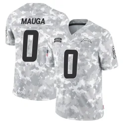 Men's Kana'i Mauga Los Angeles Chargers No.0 Limited 2024 Salute to Service Jersey - Arctic Camo