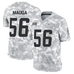 Men's Kana'i Mauga Los Angeles Chargers No.56 Limited 2024 Salute to Service Jersey - Arctic Camo