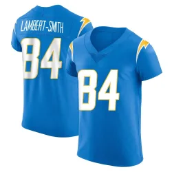 Men's KeAndre Lambert-Smith Los Angeles Chargers No.84 Elite Alternate Vapor Untouchable Jersey - Blue