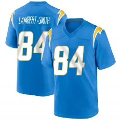 Men's KeAndre Lambert-Smith Los Angeles Chargers No.84 Game Powder Alternate Jersey - Blue