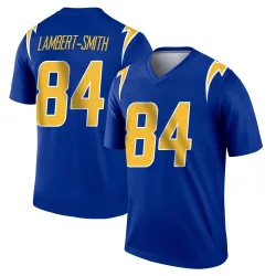 Men's KeAndre Lambert-Smith Los Angeles Chargers No.84 Legend 2nd Alternate Jersey - Royal