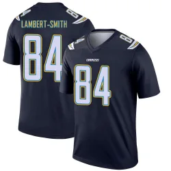 Men's KeAndre Lambert-Smith Los Angeles Chargers No.84 Legend Jersey - Navy