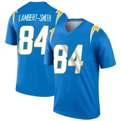 Men's KeAndre Lambert-Smith Los Angeles Chargers No.84 Legend Powder Jersey - Blue