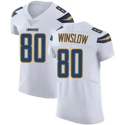 Men's Kellen Winslow Los Angeles Chargers No.80 Elite Vapor Untouchable Jersey - White